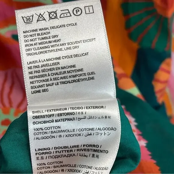 Farm Rio x Anthropologie Pleated Palm Midi Dress - Picture 5 of 11